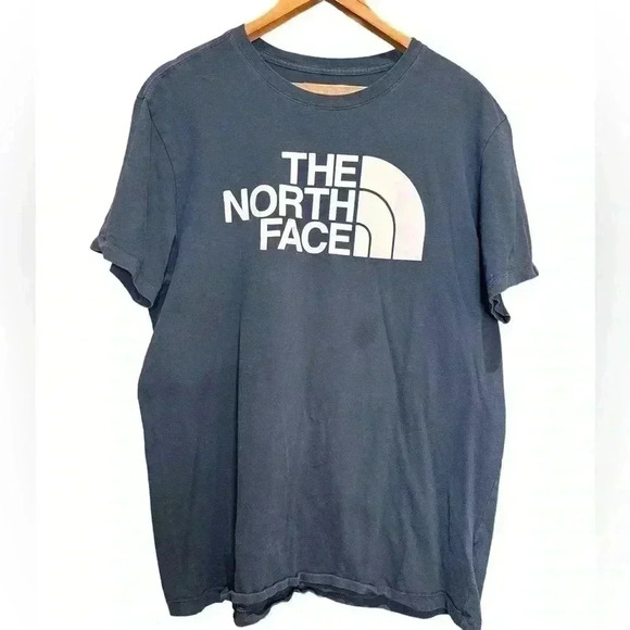 The North Face Men’s Navy White Short Sleeve Size Large - Picture 1 of 4